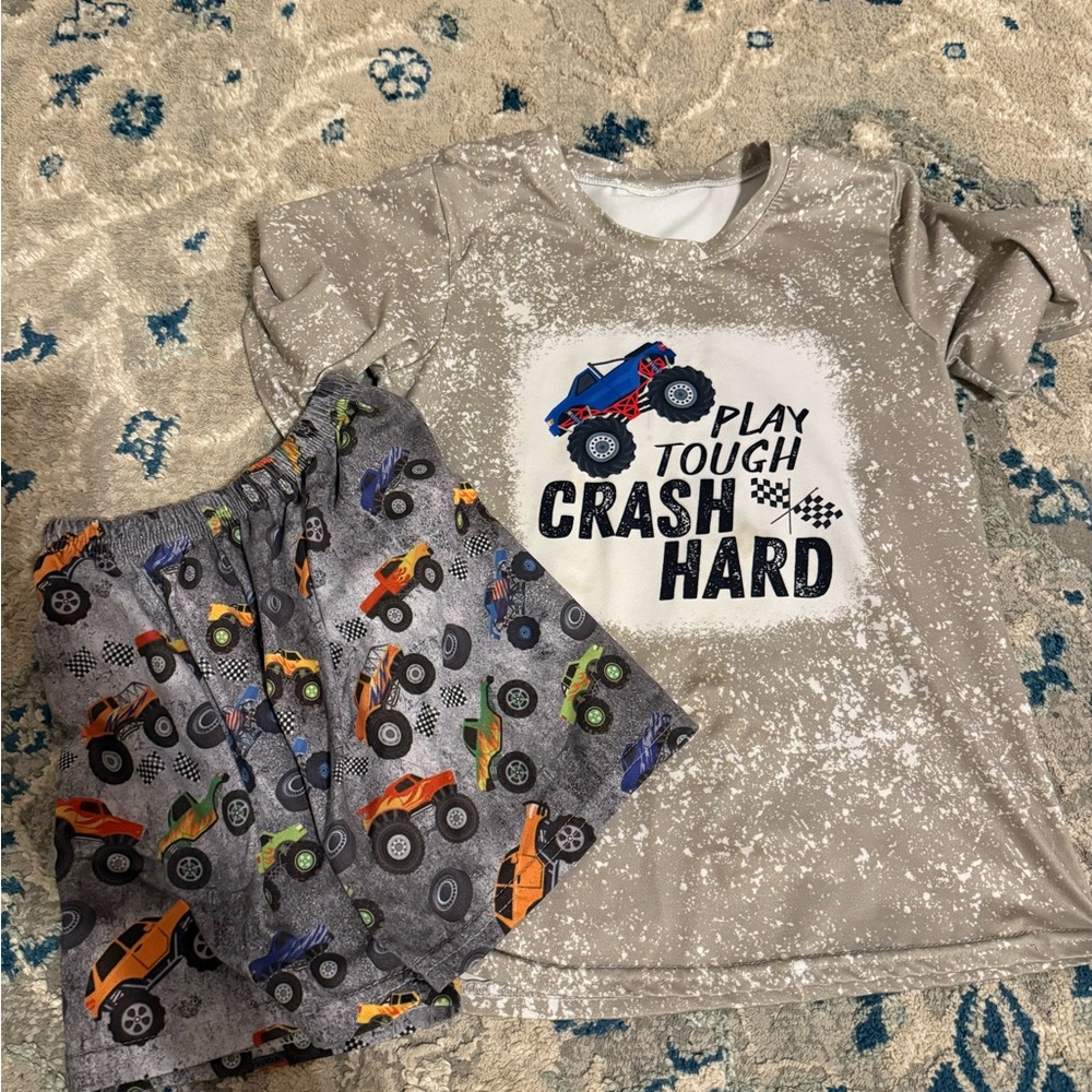 Gray Monster Truck Set